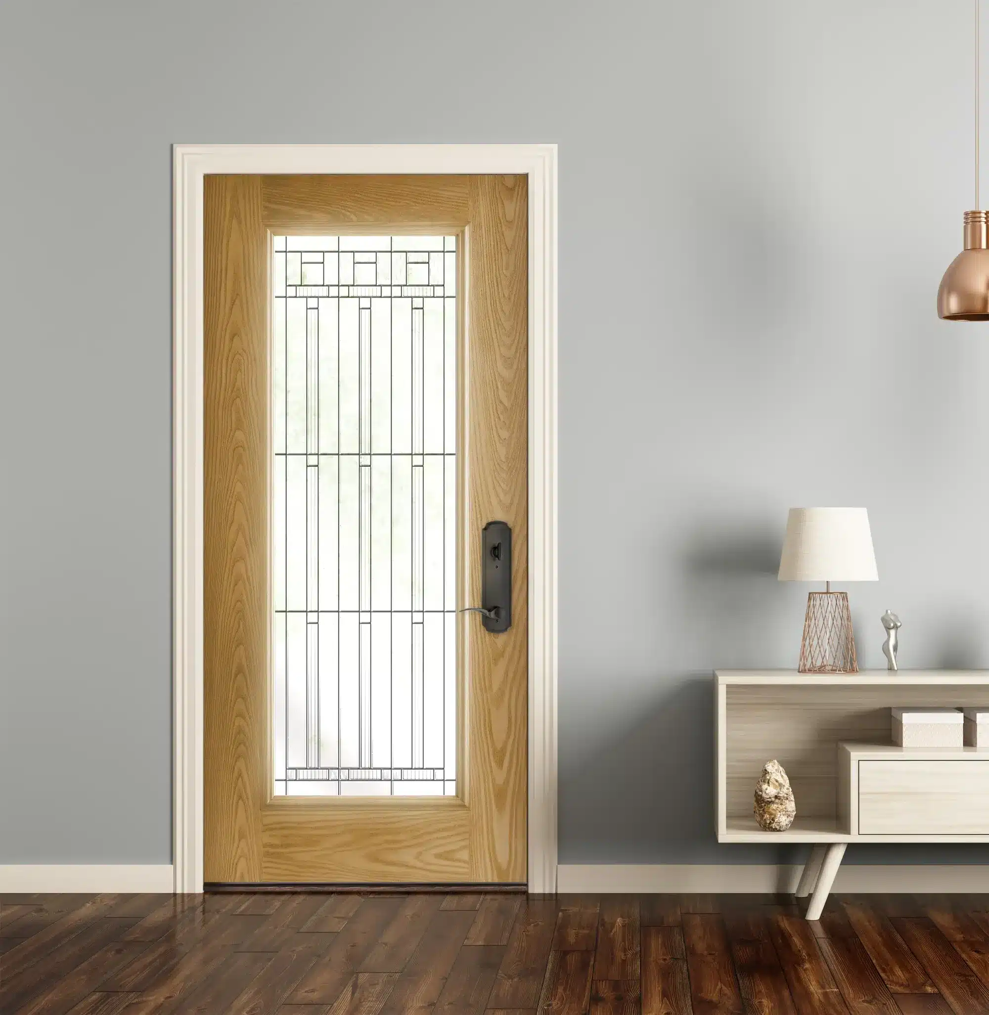Fiberglass doors installation