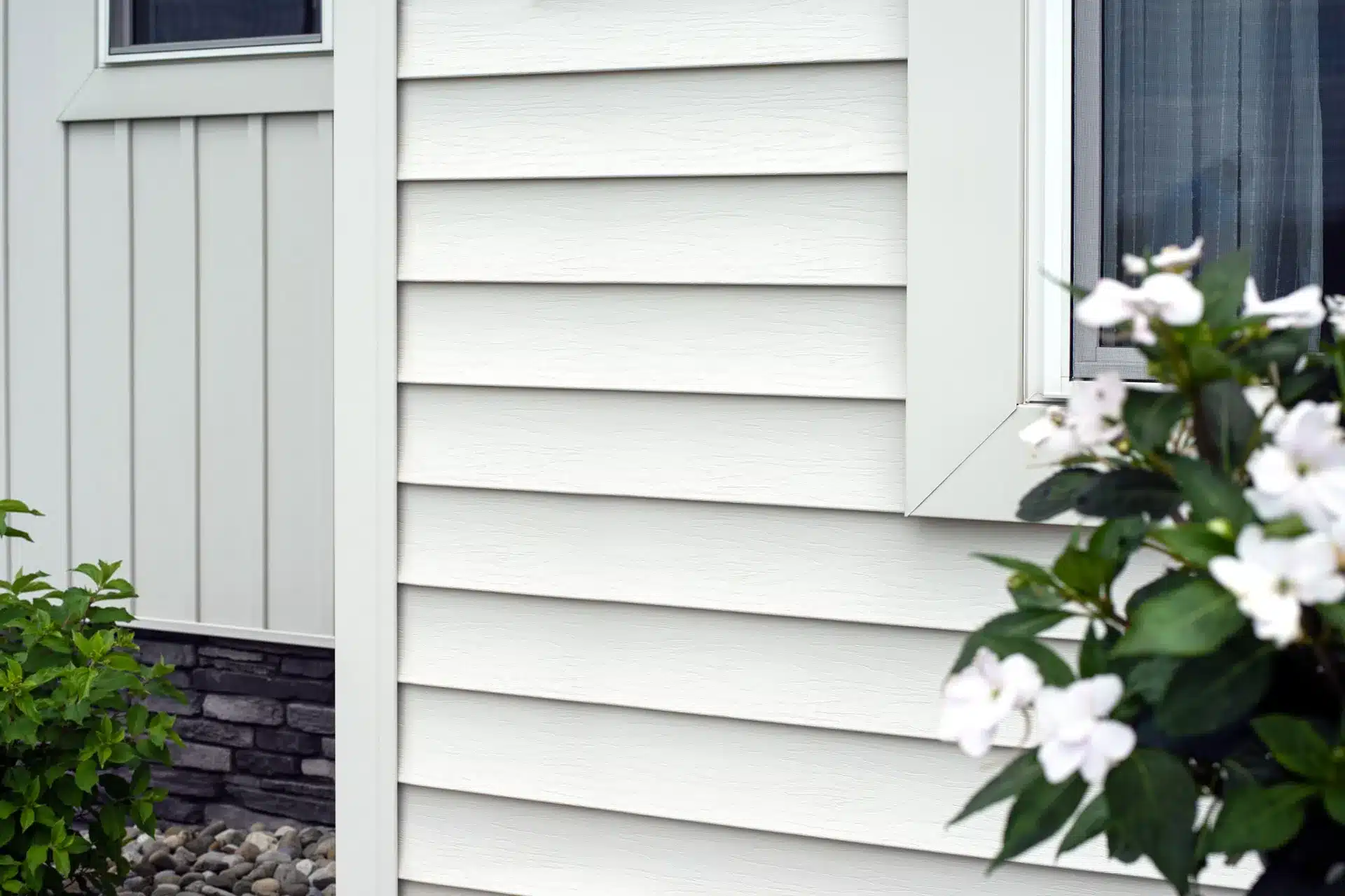 Vinyl siding installation