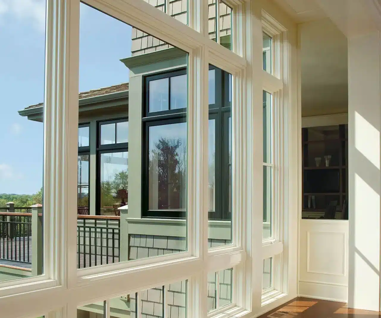 Professional window installation displaying ProVia quality windows in residential setting